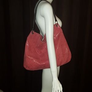 Banana Republic faux snakeskin purse